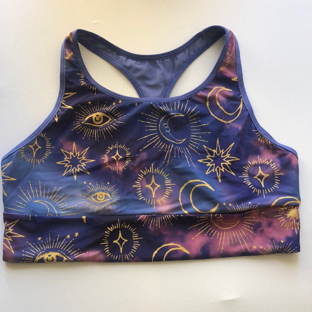 2/$20 ❤️ Victoria Secret Sports Bra Razerback . VSX “The Player” Moon Galaxy